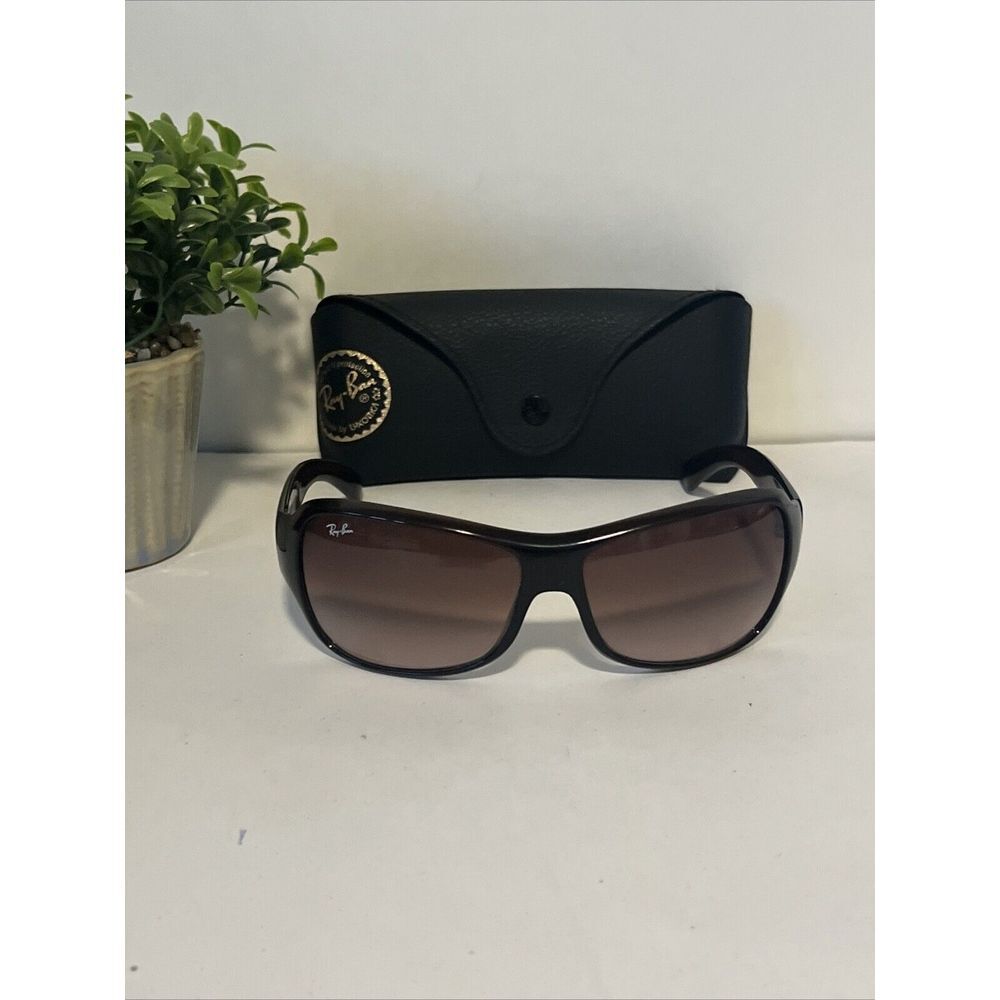 Ray-Ban Black and Brown Sunglasses